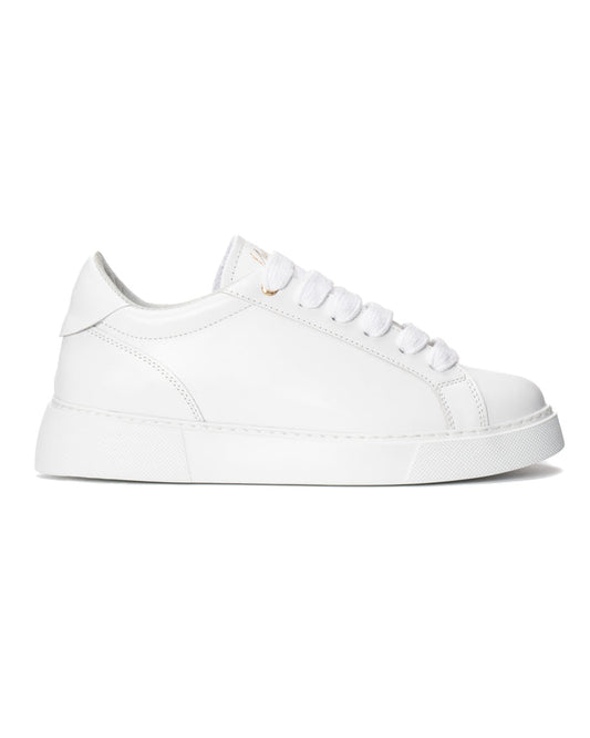 Women's Rool Court Leather Sneakers in White