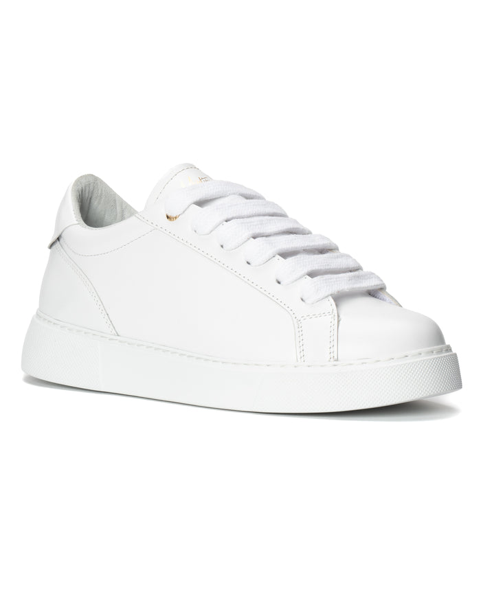 Women's Rool Court Leather Sneakers in White (2)
