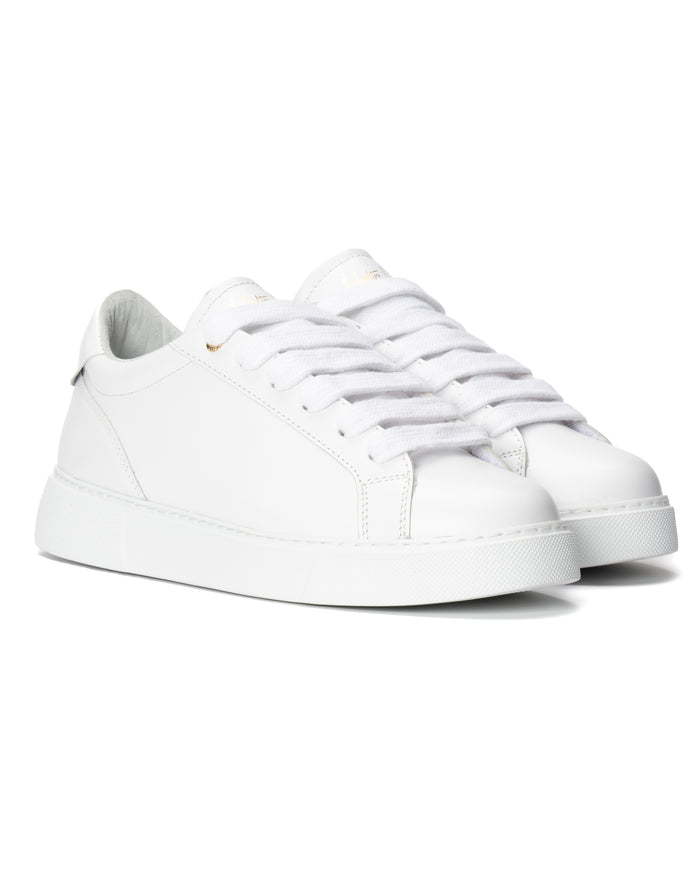Women's Rool Court Leather Sneakers in White (3)