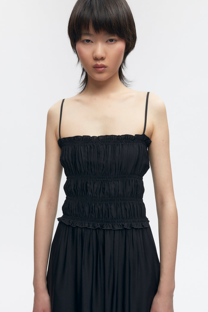 Women's Ruffle Dress in Black