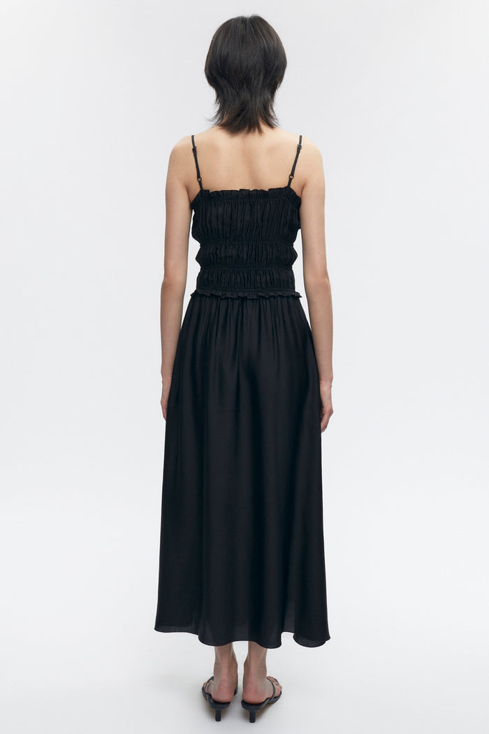 Women's Ruffle Dress in Black