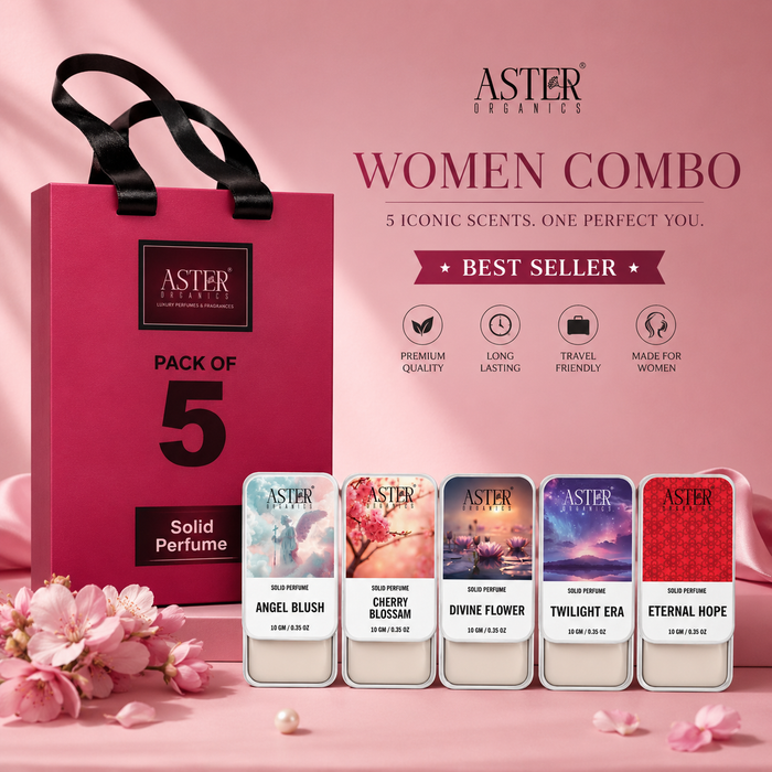 Women's Solid Perfume Collection Pack of 5