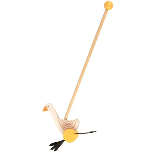 Wood Goose Push Toy