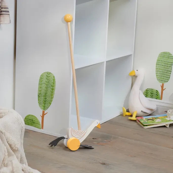 Wood Goose Push Toy