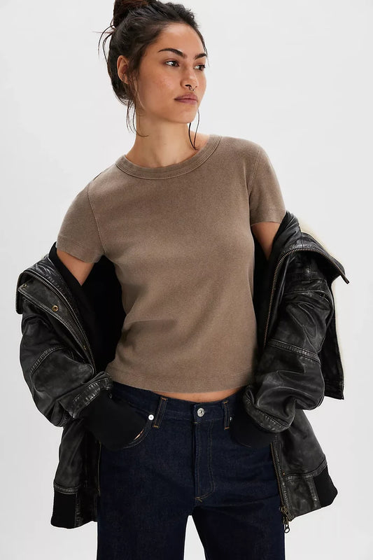WTF Atlas Crew Tee - Dutch Cocoa