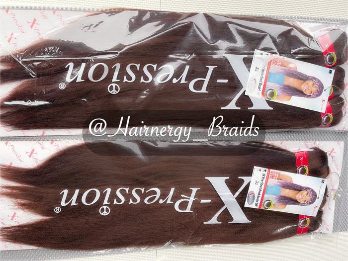 X-Pression Pre-stretched Hair Braiding Extensions 50" Color 33
