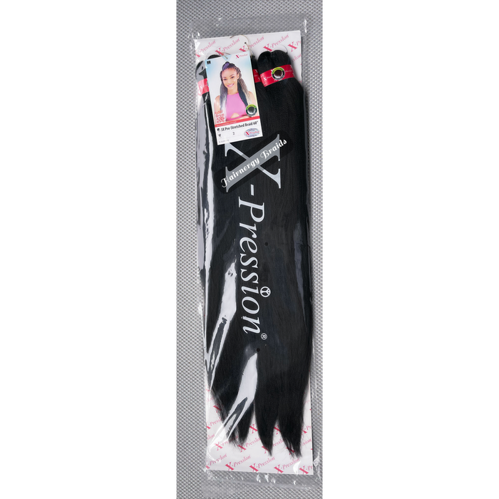 X-Pression Pre-stretched Hair Braiding Extensions 60" Color 2